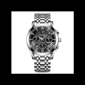 POEDAGAR-reloj deportivo de cuarzo para hombre, cronógrafo de pulsera luminoso, resistente al agua, de acero completo, marca superior de lujo